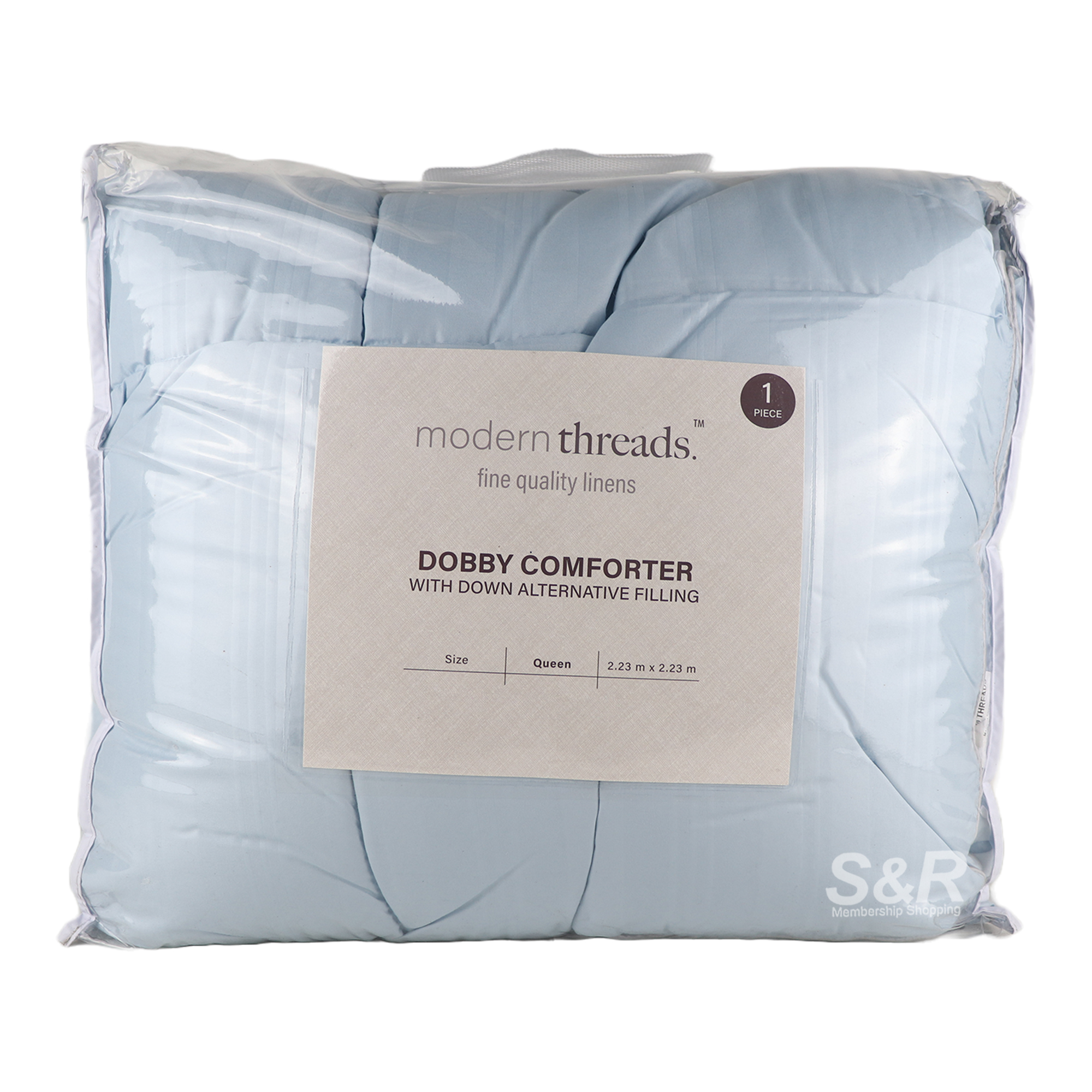 Modern Threads Blue Dobby Comforter Queen 1pc Modern Threads Blue Dobby Comforter Queen 1pc